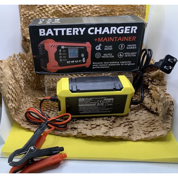 12V 6A Fully-Automatic Smart Car Battery Charger Maintainer Trickle Charger New - Picture 5 of 7